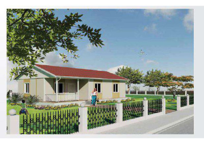 Saray prefabrik 73 m2 tek katlı prefabrik ev