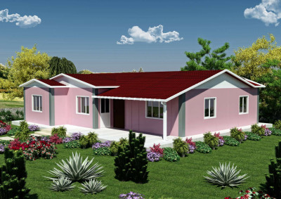 Saray Prefabrik 112 m2 tek katlı prefabrik ev