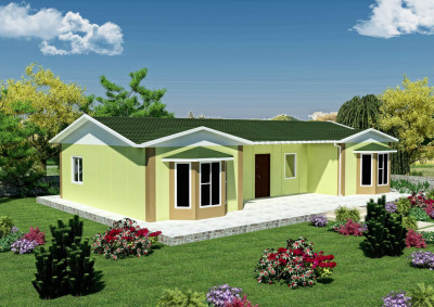 Saray Prefabrik 115 m2 tek katlı prefabrik ev