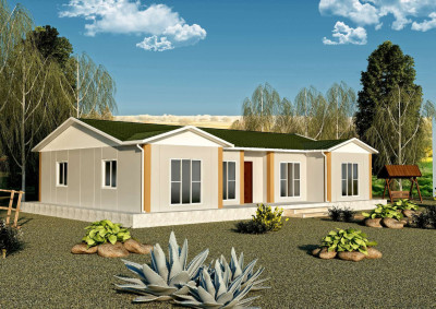 Saray Prefabrik 130 m2 tek katlı prefabrik ev
