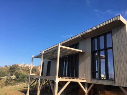 saray prefabrik 60 m2 ahşap ev